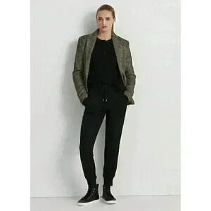 NEW! Lauren Ralph Lauren Women's M Side Stripe Jogger Pant NWT $110